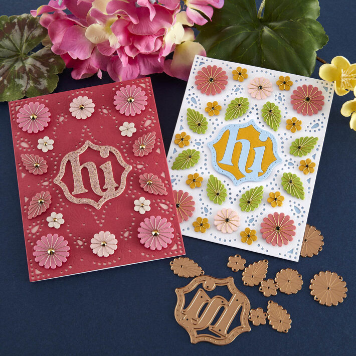 August 2023 Stitching Die of the Month Preview & Tutorials – Stitched Floral Cardfront