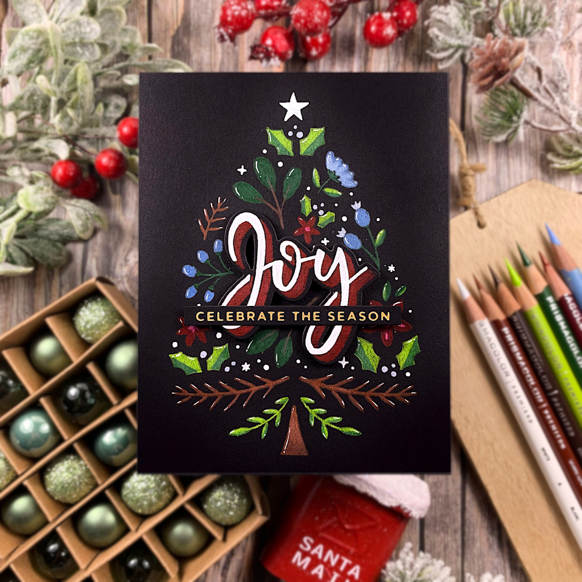 Not the Usual Stencils!? Coloring using a Spellbinders Layered Joy Tree  Stencil - Spellbinders Blog