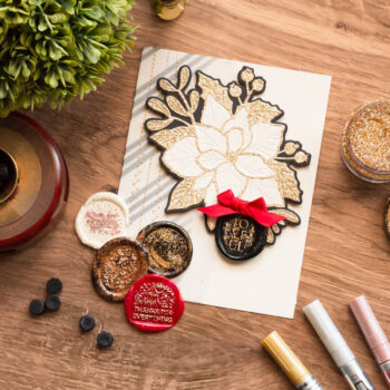 Mix Your Wax Seals with Glitter!