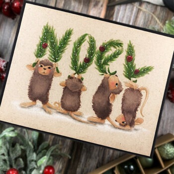 The Sweetest Christmas Cards With House Mouse