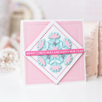 Snowflake Card Ideas in Pink!