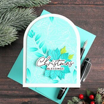 Glimmer Holly Background 3 Ways - How-to Step-by-step