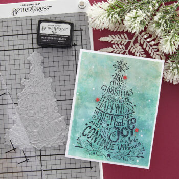 October 2023 BetterPress Plate of the Month Preview & Tutorials – Continued Joy