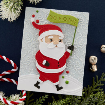 October 2023 Small Die of the Month Preview & Tutorials – Big Jolly Santa