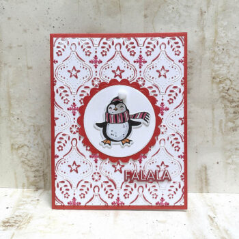 October 2023 Embossing Folder of the Month Preview & Tutorials – Christmas Tile