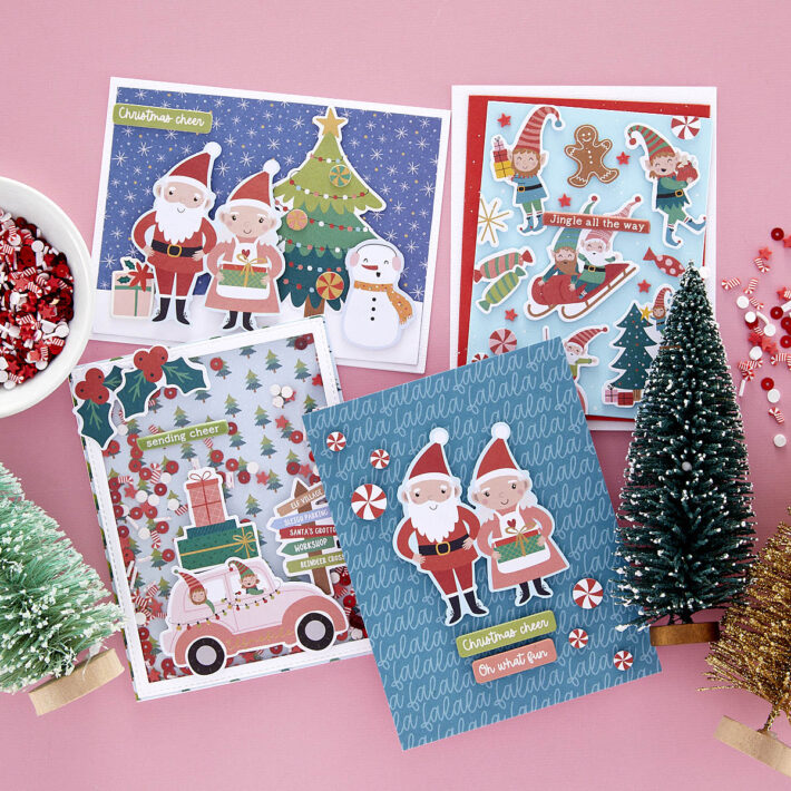 October 2023 Quick & Easy Card Kit of the Month Preview & Tutorials – Feeling Festive