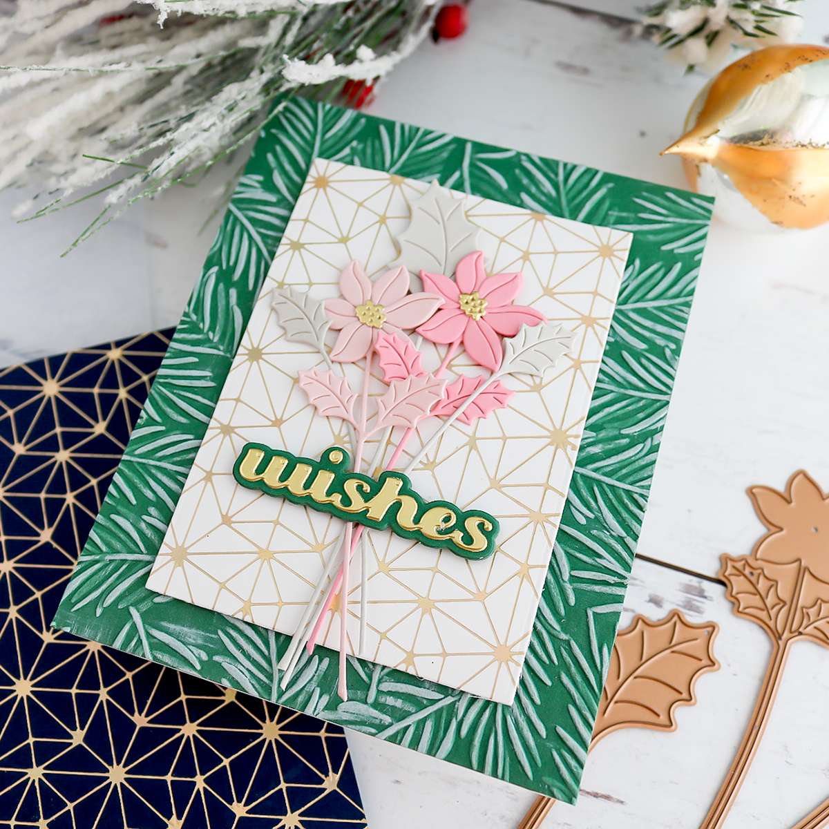 Stampin' Up! Confetti Star Punch – Handmade Christmas Card