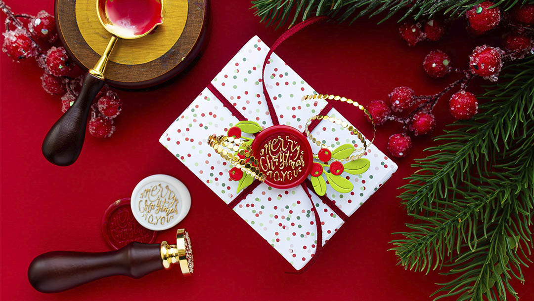 October 2023 Wax Seal of the Month Preview & Tutorials – Merry Christmas to You