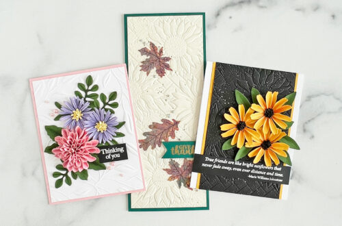 Floral Card Ideas With The Birds & Bees Garden Collection