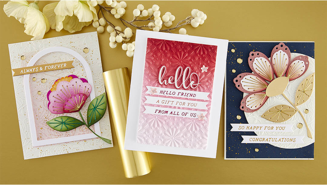 November 2023 Glimmer Hot Foil Kit of the Month Preview & Tutorials – All You Need Sentiments