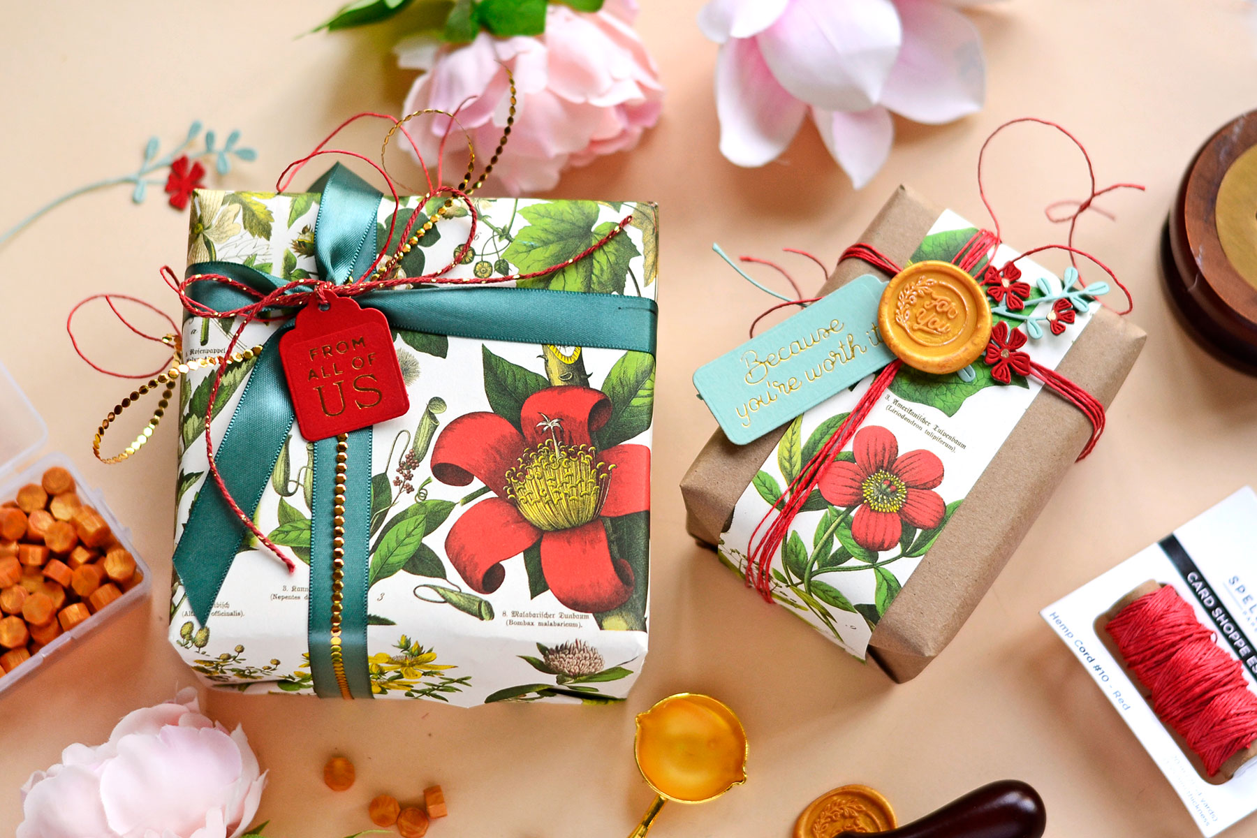 Flower Wrapping Paper: Embossed 3d Holiday Bouquet Diy Material