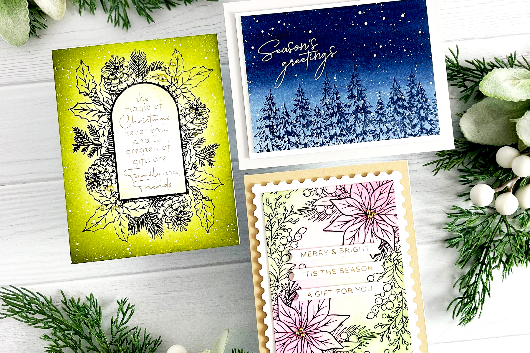Glimmer Hot Foil Inspiration  Foiled Cards with Hussena