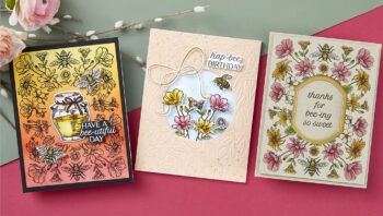 January 2024 Clear Stamp + Die of the Month Preview & Tutorials – Just Bee-Cause