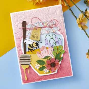 January 2024 Large Die of the Month Preview & Tutorials – Honey Bee Jar