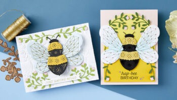 January 2024 Stitching Die of the Month Preview & Tutorials – Bee Stitched