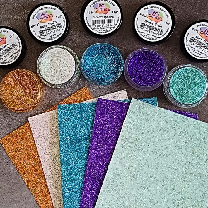 3 Techniques To Try With Art Glitter