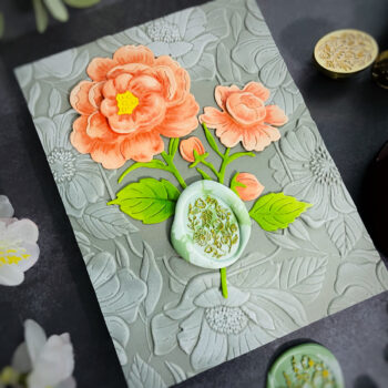 3 Dazzling Cards featuring the New Wax Seal Beads and Bead Mixes