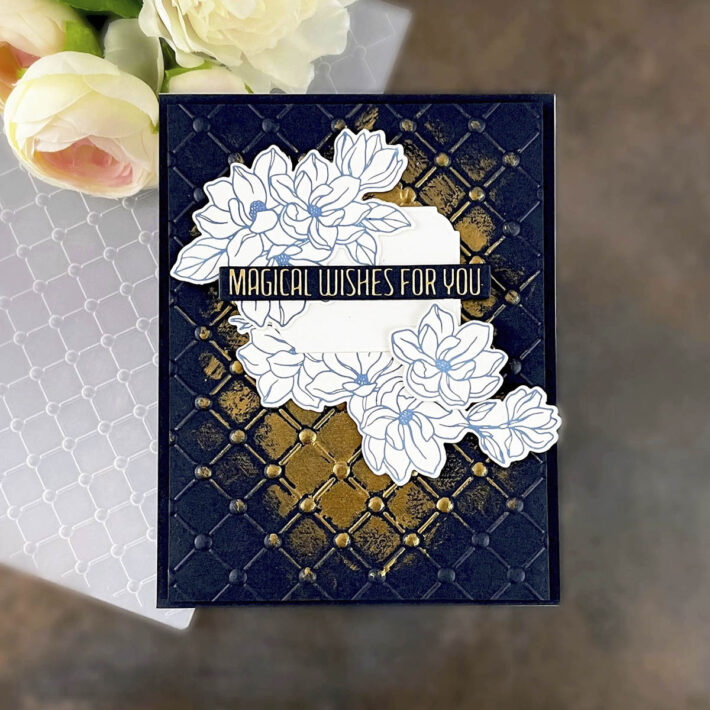 March 2024 3D Embossing Folder of the Month Preview & Tutorials – Classic Backdrop