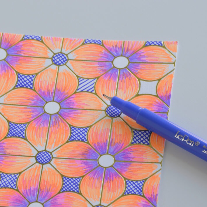 Creating Eye-Catching Cards with Fine Tip Neon Pens 430010F