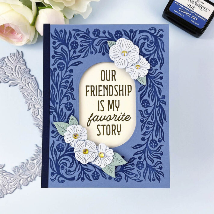 March 2024 BetterPress Plate of the Month Preview & Tutorials – Friendship Book Plate