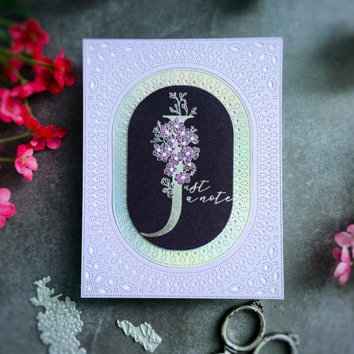 Every Occasion Floral Alphabet Collection Spellbinders, Floral J