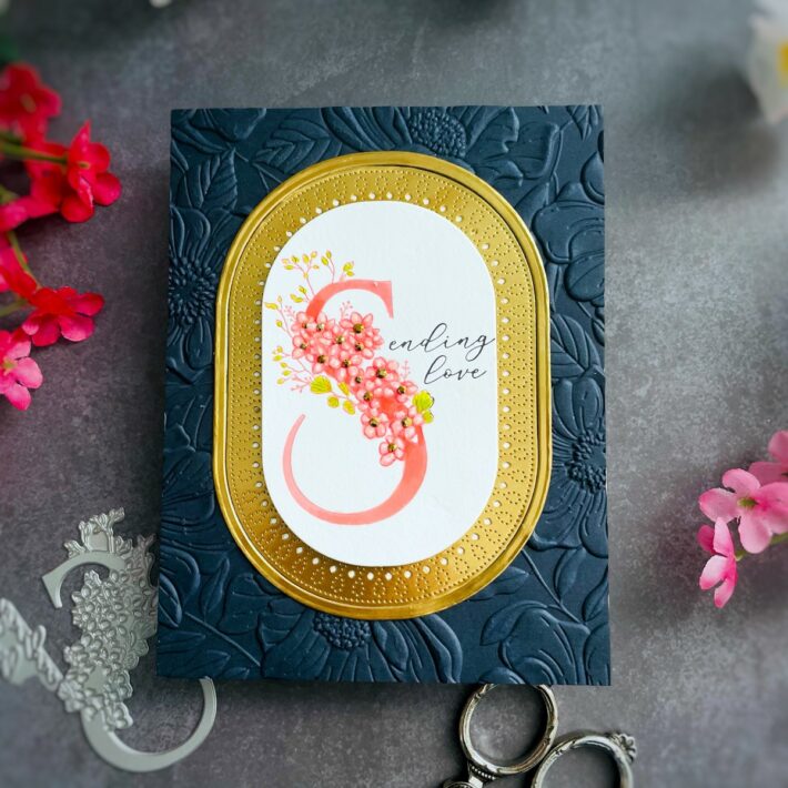 Every Occasion Floral Alphabet Collection Spellbinders, Floral S