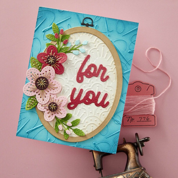 April 2024 3D Embossing Folder of the Month Preview & Tutorials – One Stitch at a Time