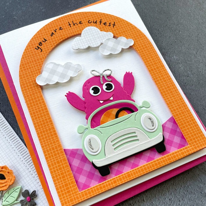 FUN IDEAS FOR DIE CUTTING WITH PATTERNED PAPER WITH EMILY LEIPHART FEATURING DOODLEBUG, S3-495, S4-1297, S3-432, STP-221, S3-418