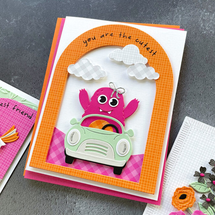 FUN IDEAS FOR DIE CUTTING WITH PATTERNED PAPER WITH EMILY LEIPHART FEATURING DOODLEBUG, S3-495, S4-1297, S3-432, STP-221, S3-418