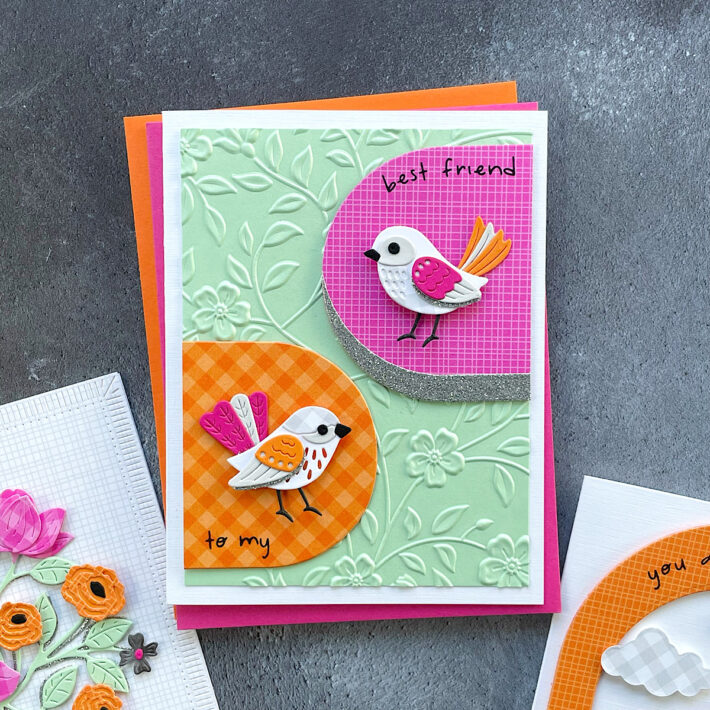 FUN IDEAS FOR DIE CUTTING WITH PATTERNED PAPER WITH EMILY LEIPHART FEATURING DOODLEBUG, E3D-074, S5-494, S4-1266, S1-053, S1-054