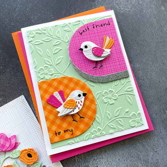 FUN IDEAS FOR DIE CUTTING WITH PATTERNED PAPER WITH EMILY LEIPHART FEATURING DOODLEBUG, E3D-074, S5-494, S4-1266, S1-053, S1-054