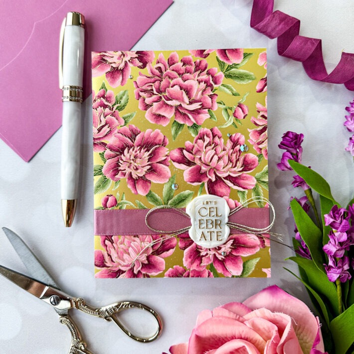 New Let’s Celebrate Collection: Mother’s Day with Mauve and Gold, BP-121