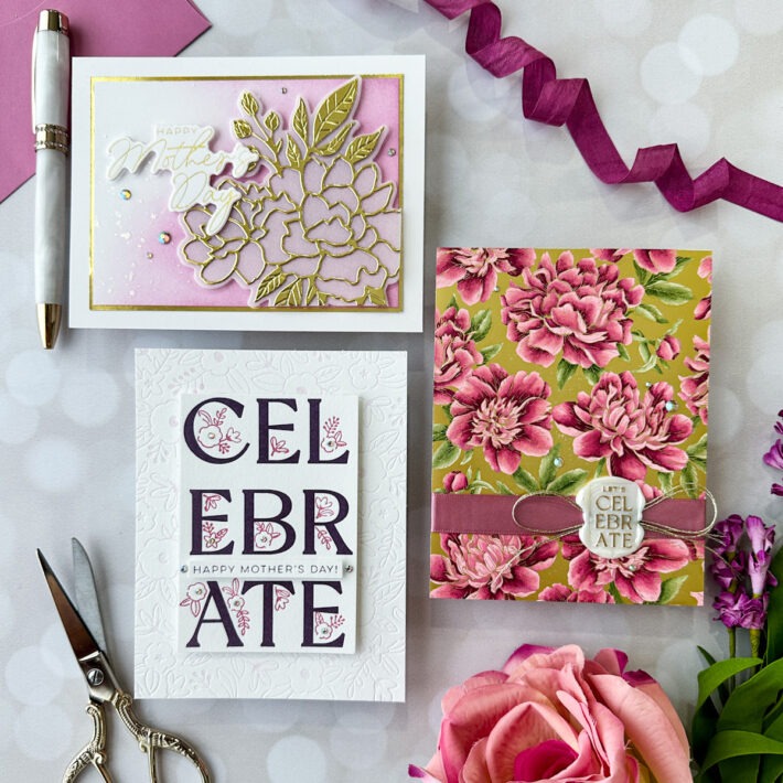 New Let’s Celebrate Collection: Mother’s Day with Mauve and Gold