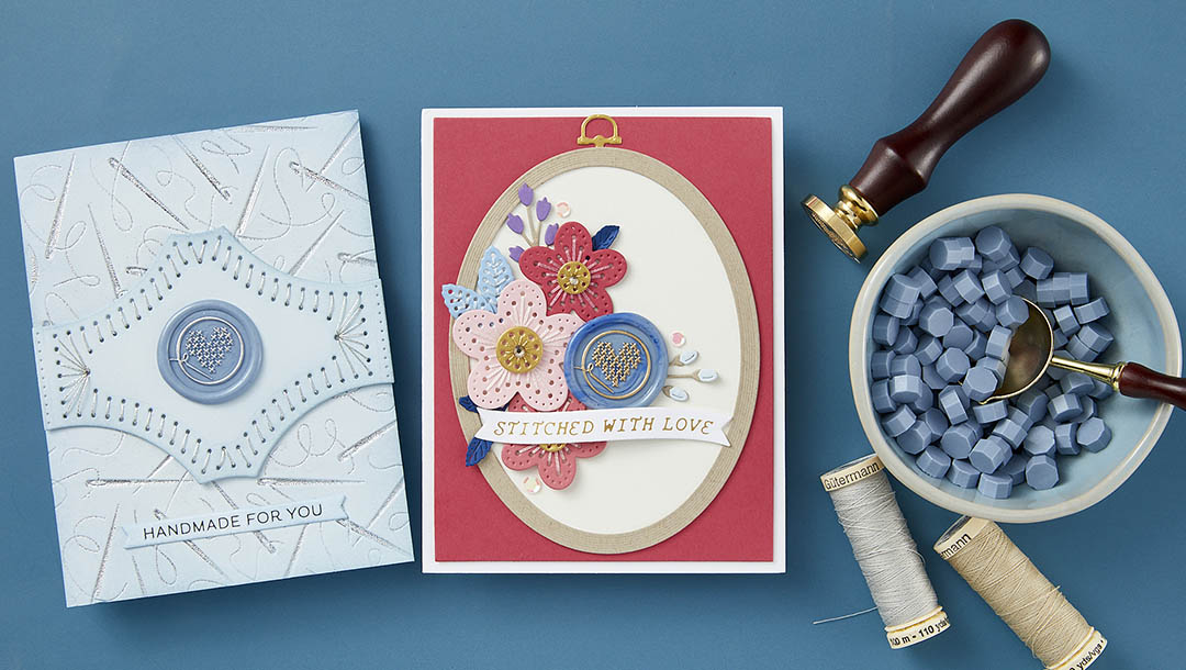 April 2024 Wax Seal of the Month Preview & Tutorials – Cross Stitch Heart