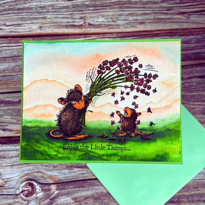 LET'S GIVE A SPRING STORY TO LITTLE MICE THROUGH WATERCOLORING! RSC-023