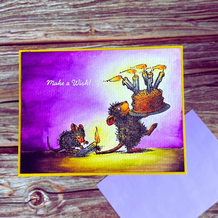 LET'S GIVE A SPRING STORY TO LITTLE MICE THROUGH WATERCOLORING! RSC-024