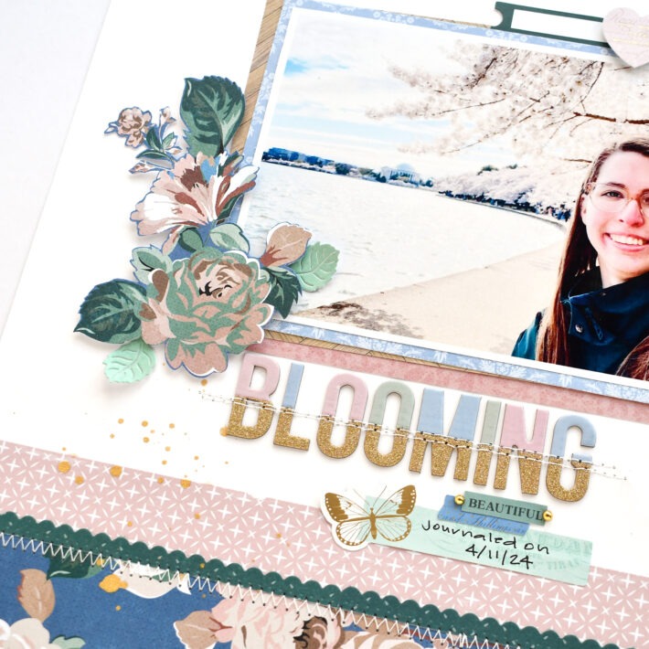 VINTAGE LAYOUTS USING ROSIE’S STUDIO BELLEVIEW WITH SUZANNA LEE, S5-631, RBD-004