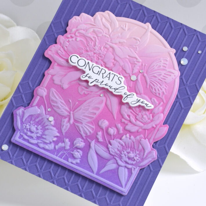 Mixing Embossed Layers for Unique and Elegant Cards, E3D-082, SES-056