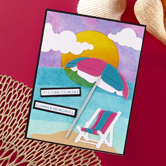 June 2024 Large Die of the Month Preview & Tutorials – Summertime Vacay