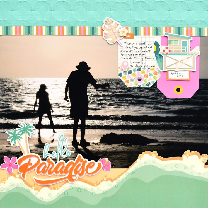 JUST BEACHY SCRAPBOOKING WITH SUZANNA
