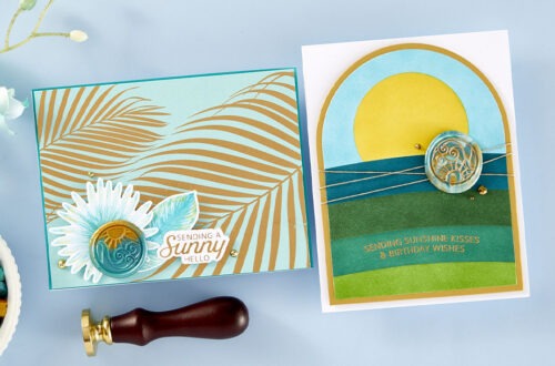 June 2024 Wax Seal of the Month Preview & Tutorials – Sun & Waves