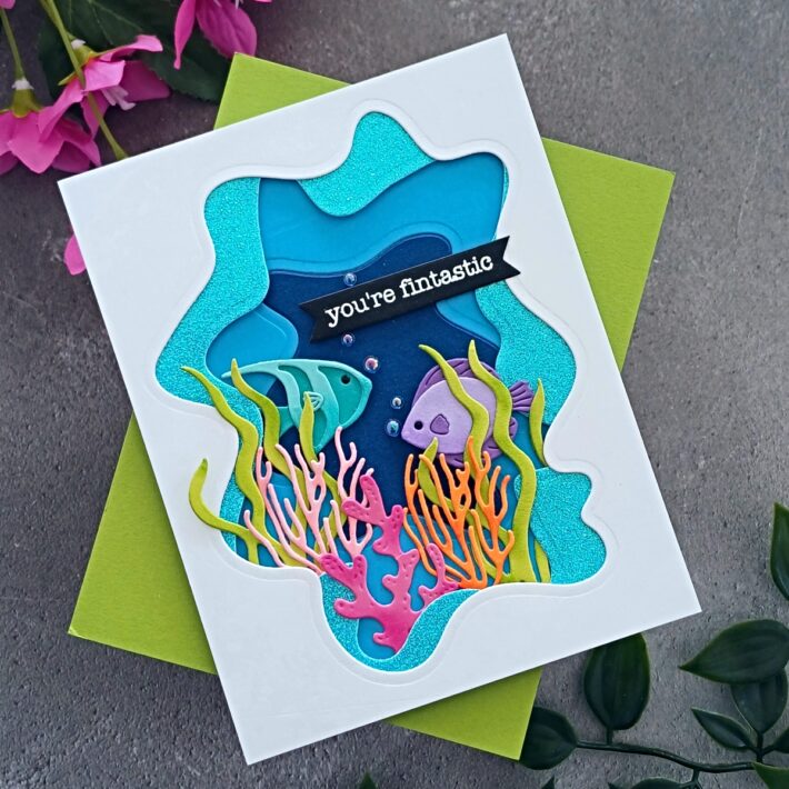 Creating Super Fun Layered Designs and Incorporating Sparkle Into Your Cards, S6-235