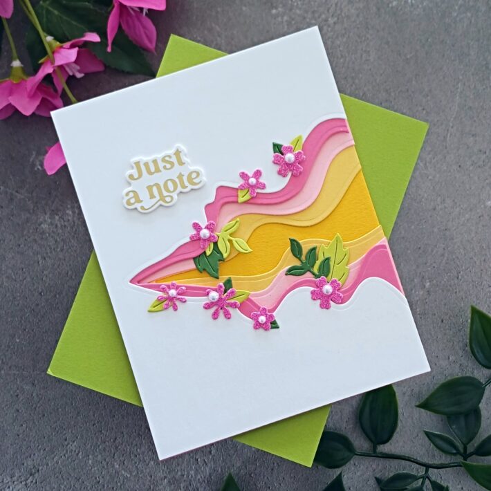 Creating Super Fun Layered Designs and Incorporating Sparkle Into Your Cards, S6-236