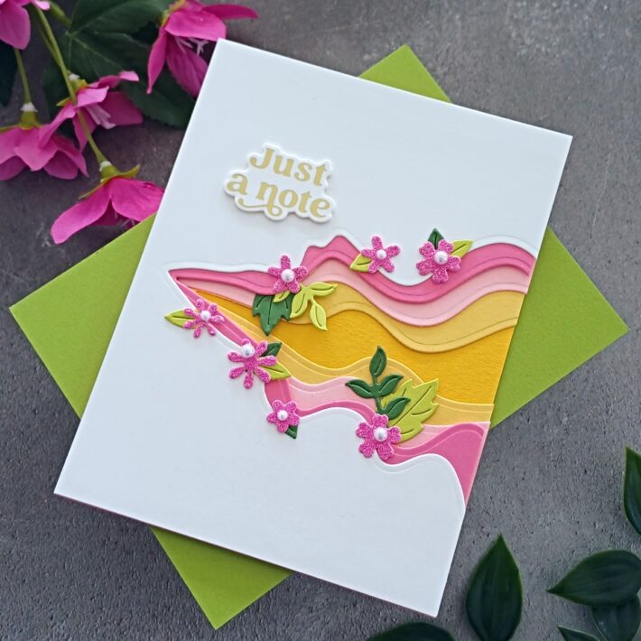 Creating Super Fun Layered Designs and Incorporating Sparkle Into Your Cards, S6-236